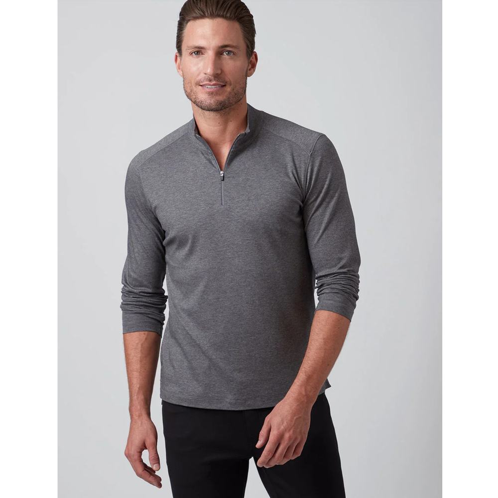 Raffi Quarter Zip Cotton Pullover Sz Medium